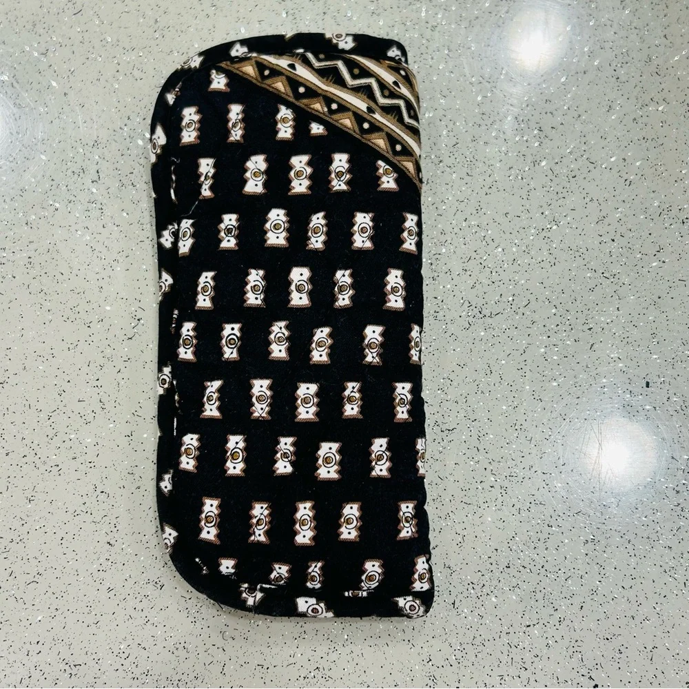 Vintage~Vera‎ Bradley~Tribal Zebras Double Eyeglass Case~Retired Pattern